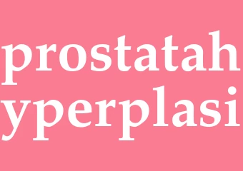 Synonym prostatahyperplasi