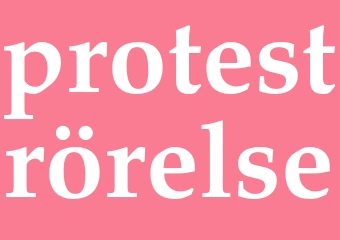 Synonym proteströrelse