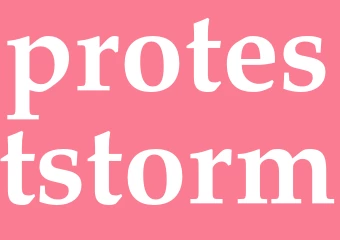 Synonym proteststorm