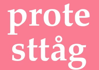 Synonym protesttåg