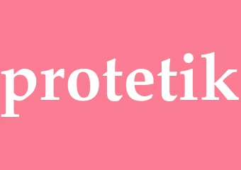 Synonym protetik