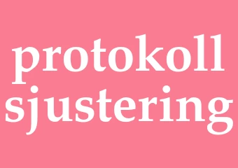 Synonym protokollsjustering