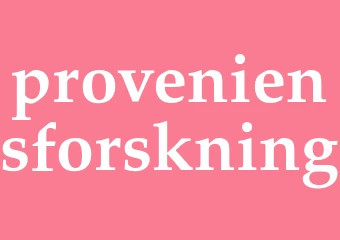 Synonym proveniensforskning