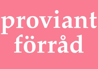 Synonym proviantförråd