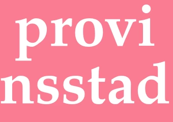 Synonym provinsstad