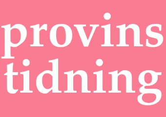 Synonym provinstidning
