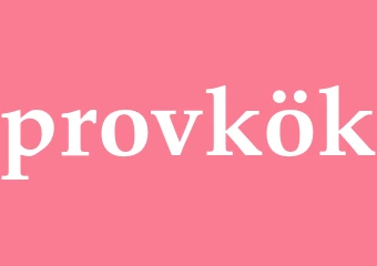 Synonym provkök
