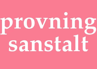 Synonym provningsanstalt