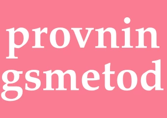 Synonym provningsmetod