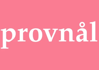 Synonym provnål