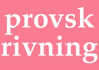 Synonym provskrivning