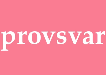 Synonym provsvar