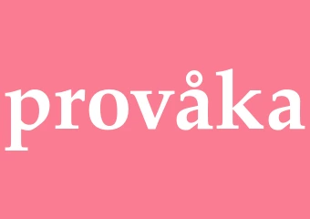 Synonym provåka