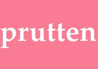 Synonym prutten