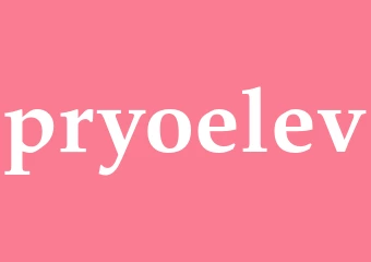 Synonym pryoelev