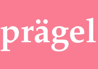 Synonym prägel