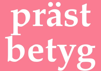 Synonym prästbetyg