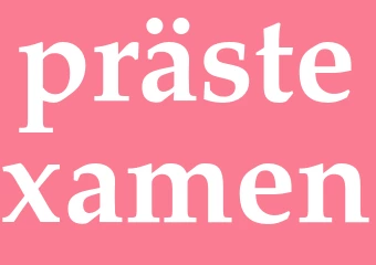 Synonym prästexamen
