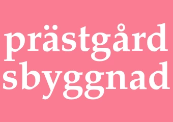 Synonym prästgårdsbyggnad