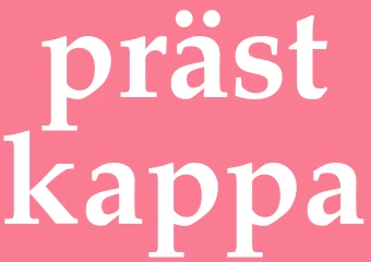 Synonym prästkappa