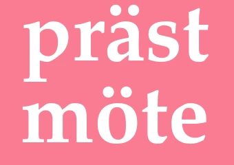 Synonym prästmöte