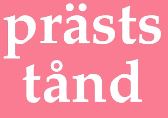 Synonym präststånd
