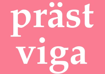 Synonym prästviga