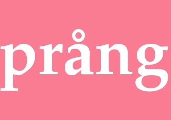 Synonym prång