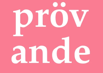 Synonym prövande