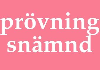 Synonym prövningsnämnd