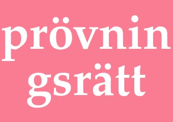 Synonym prövningsrätt