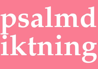 Synonym psalmdiktning