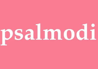 Synonym psalmodi