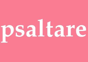Synonym psaltare