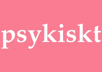 Synonym psykiskt