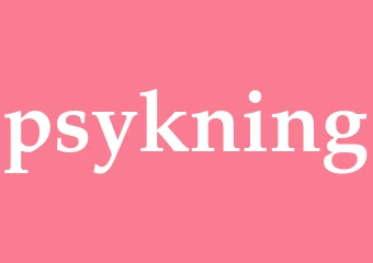 Synonym psykning