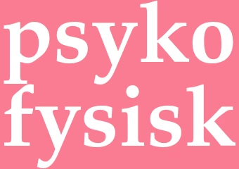 Synonym psykofysisk