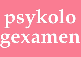 Synonym psykologexamen