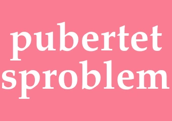 Synonym pubertetsproblem
