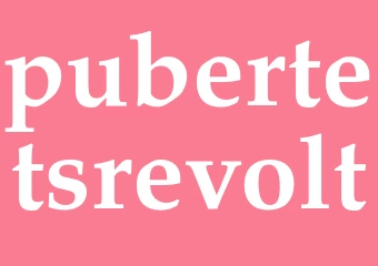 Synonym pubertetsrevolt