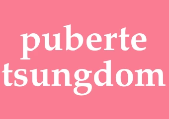 Synonym pubertetsungdom
