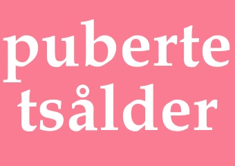 Synonym pubertetsålder