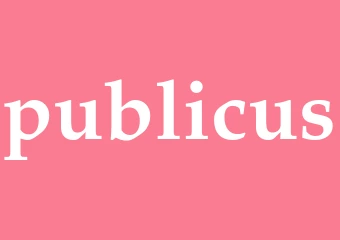 Synonym publicus