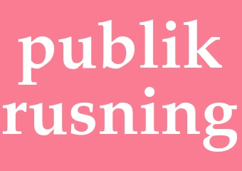 Synonym publikrusning