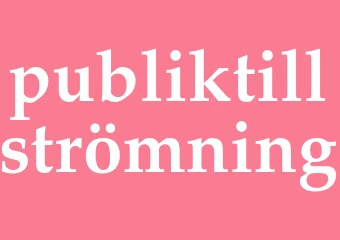 Synonym publiktillströmning