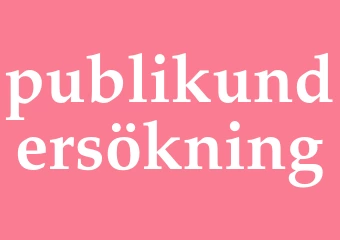 Synonym publikundersökning