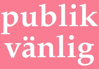 Synonym publikvänlig