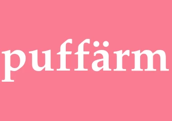 Synonym puffärm