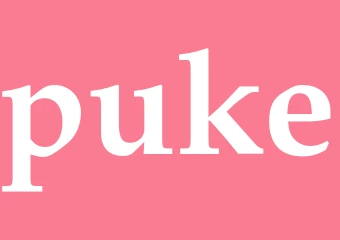 Synonym puke