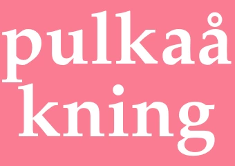 Synonym pulkaåkning